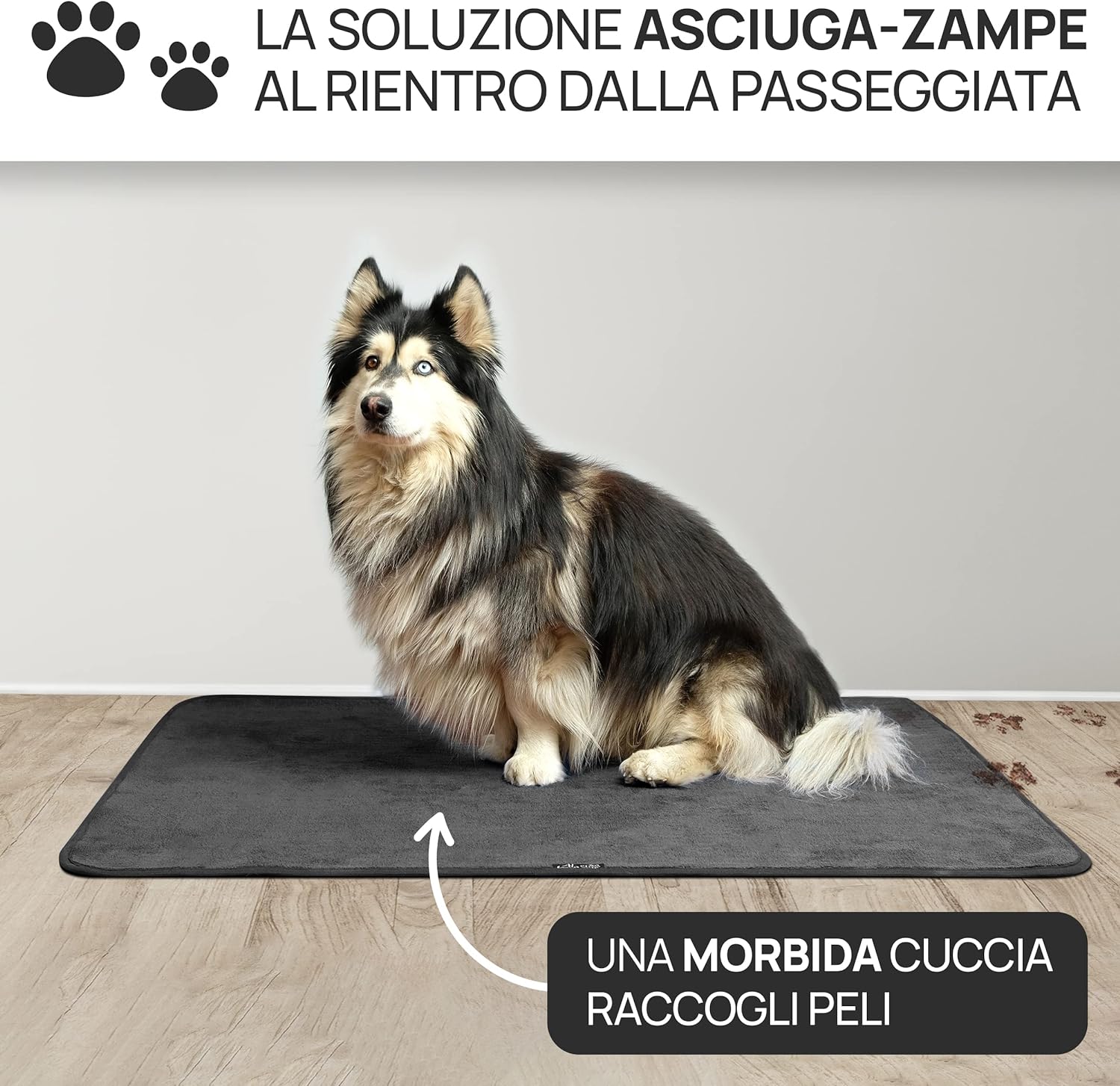 Tappeto Magico® - L'Originale zerbino per Interno ed Esterno, Antiscivolo Lavabile In Lavatrice, Ultra Assorbente Tappeto, Tappetini Per Il Bagno, Cucina, Casa - Made In Italy
