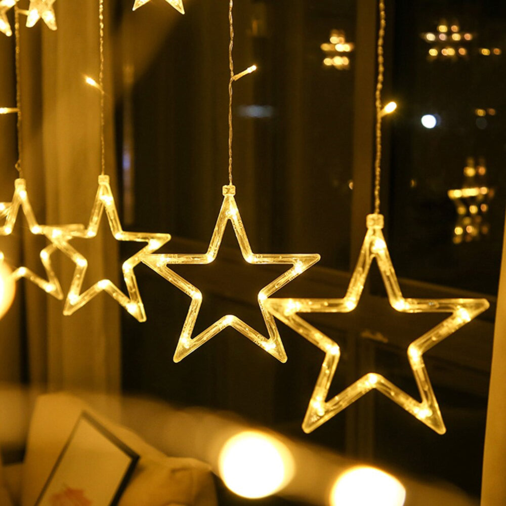 Luci di natale Stelle, Cascata luci di natale,