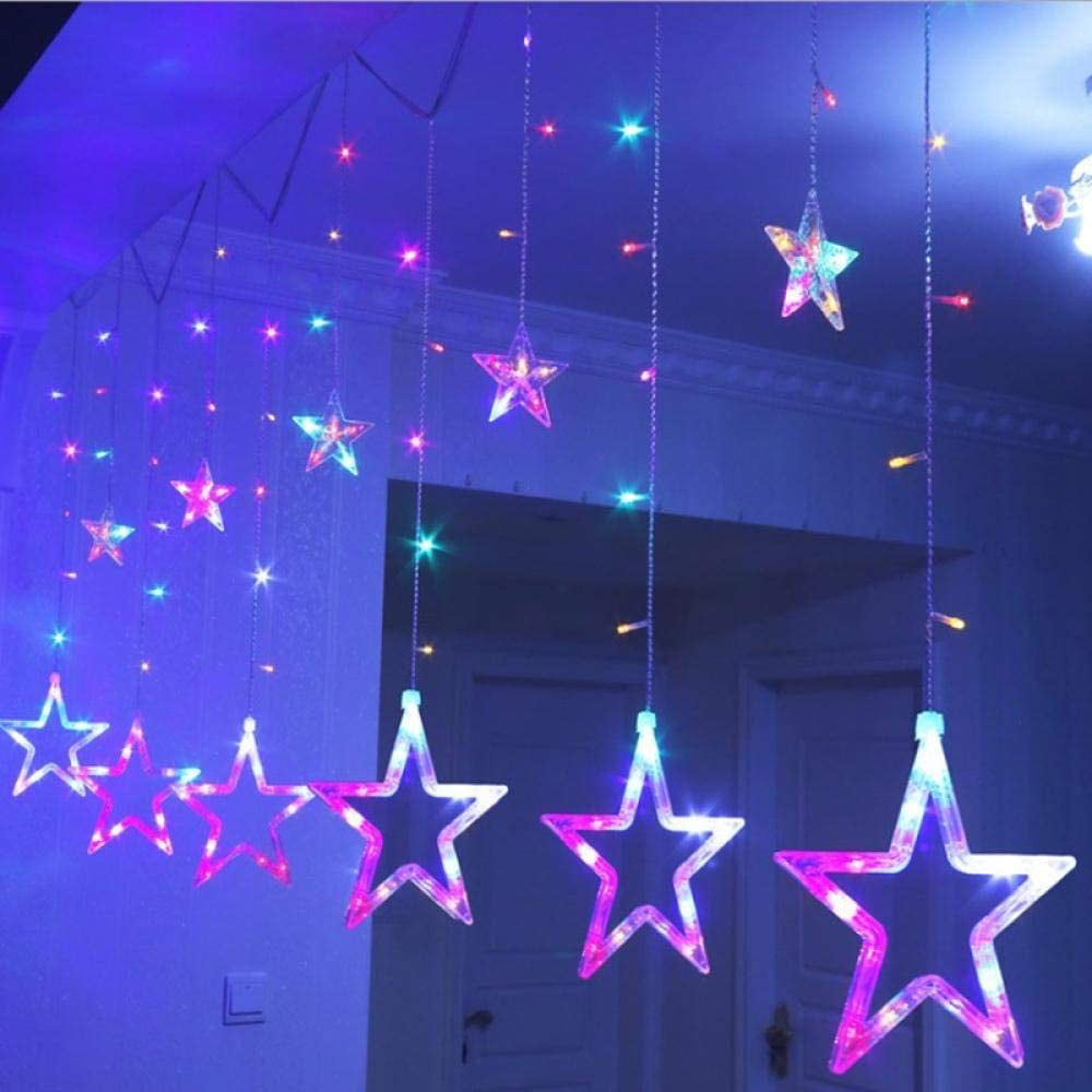 Luci di natale Stelle, Cascata luci di natale,