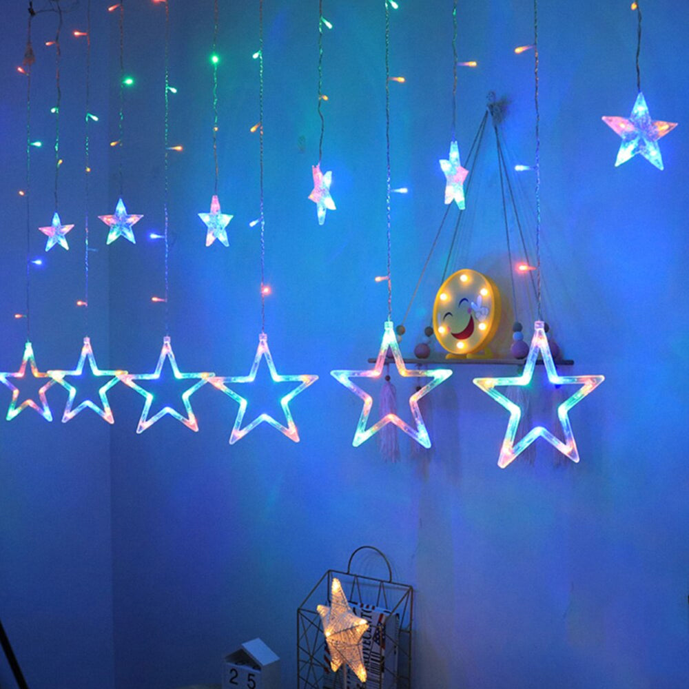 Luci di natale Stelle, Cascata luci di natale,