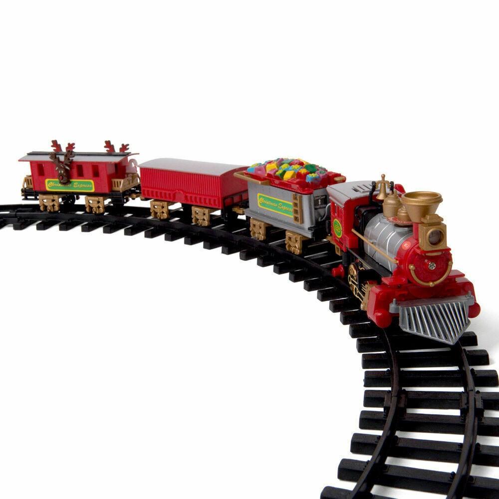 Trenino albero di natale, trenino di babbo natale