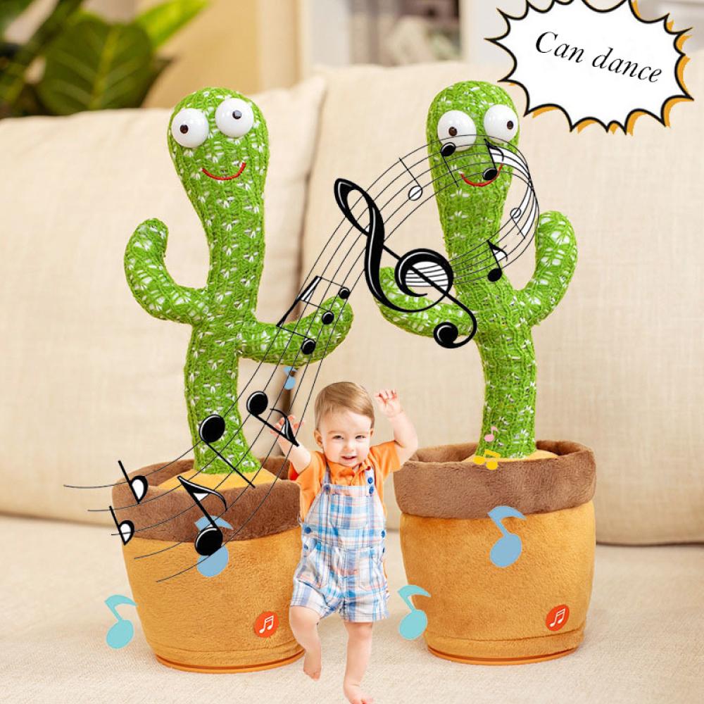 (2 Pezzi) Cactus Ballerino a ritmo di musica e ripete