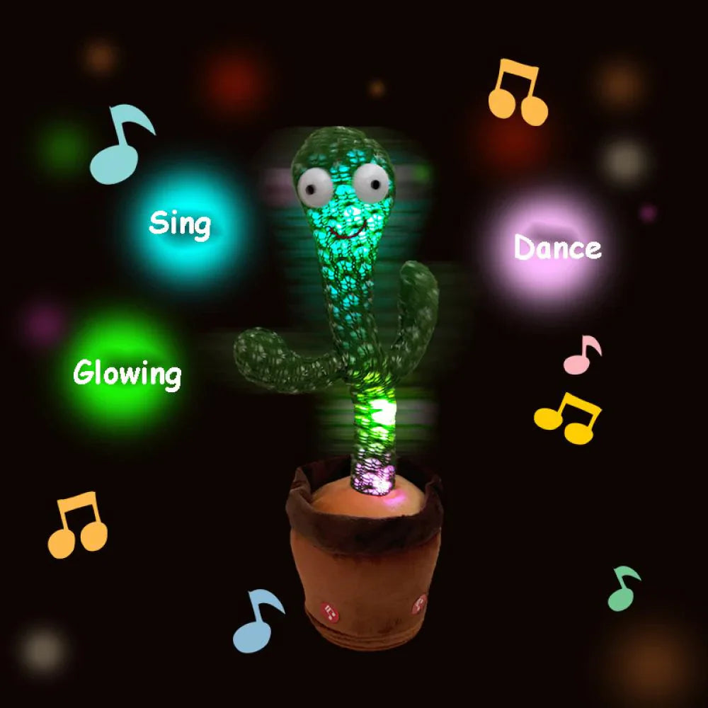 (2 Pezzi) Cactus Ballerino a ritmo di musica e ripete