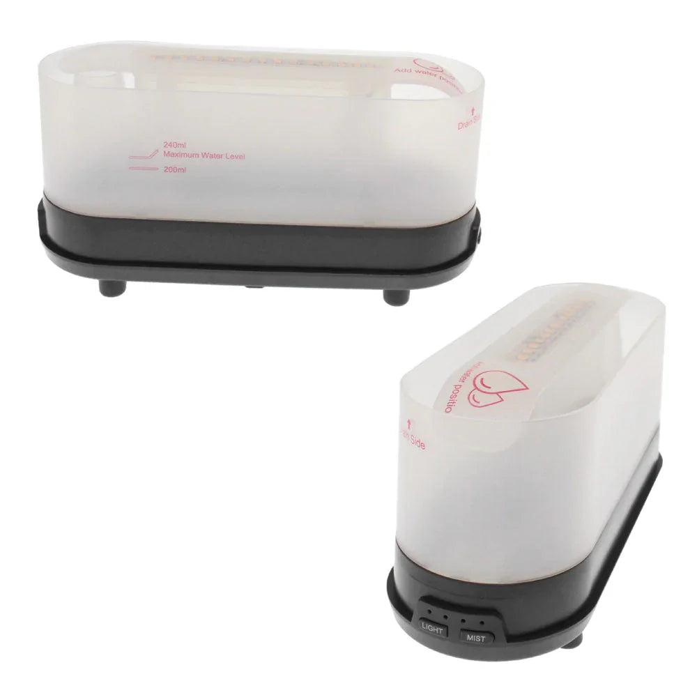 Diffusore di aroma ambiente con effetto fiamma led