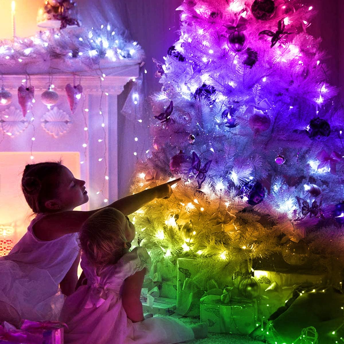 Luci Led Albero di Natale 5 - 10 - 20 metri, Luci Led Camera Da Letto Tik Tok, Led Stanza Gaming