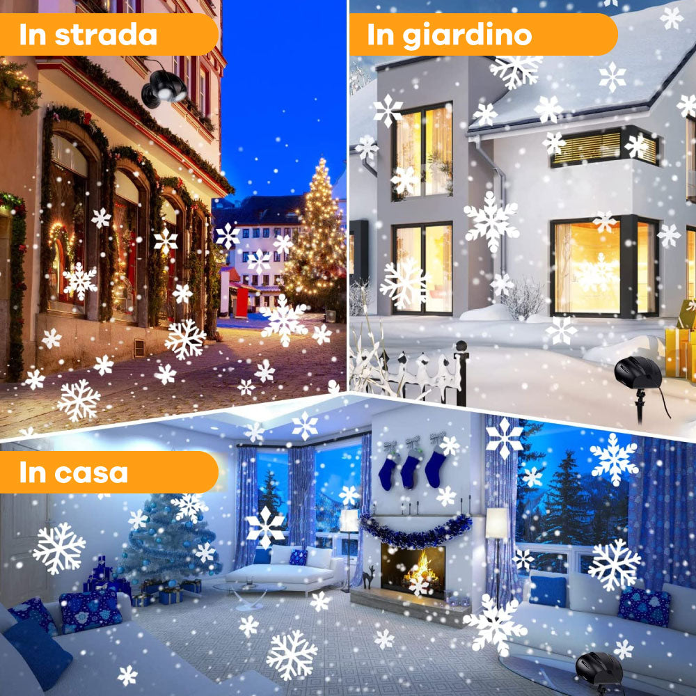 Proiettore di natale, Proiettore luci natale esterno, Decorazione natale led