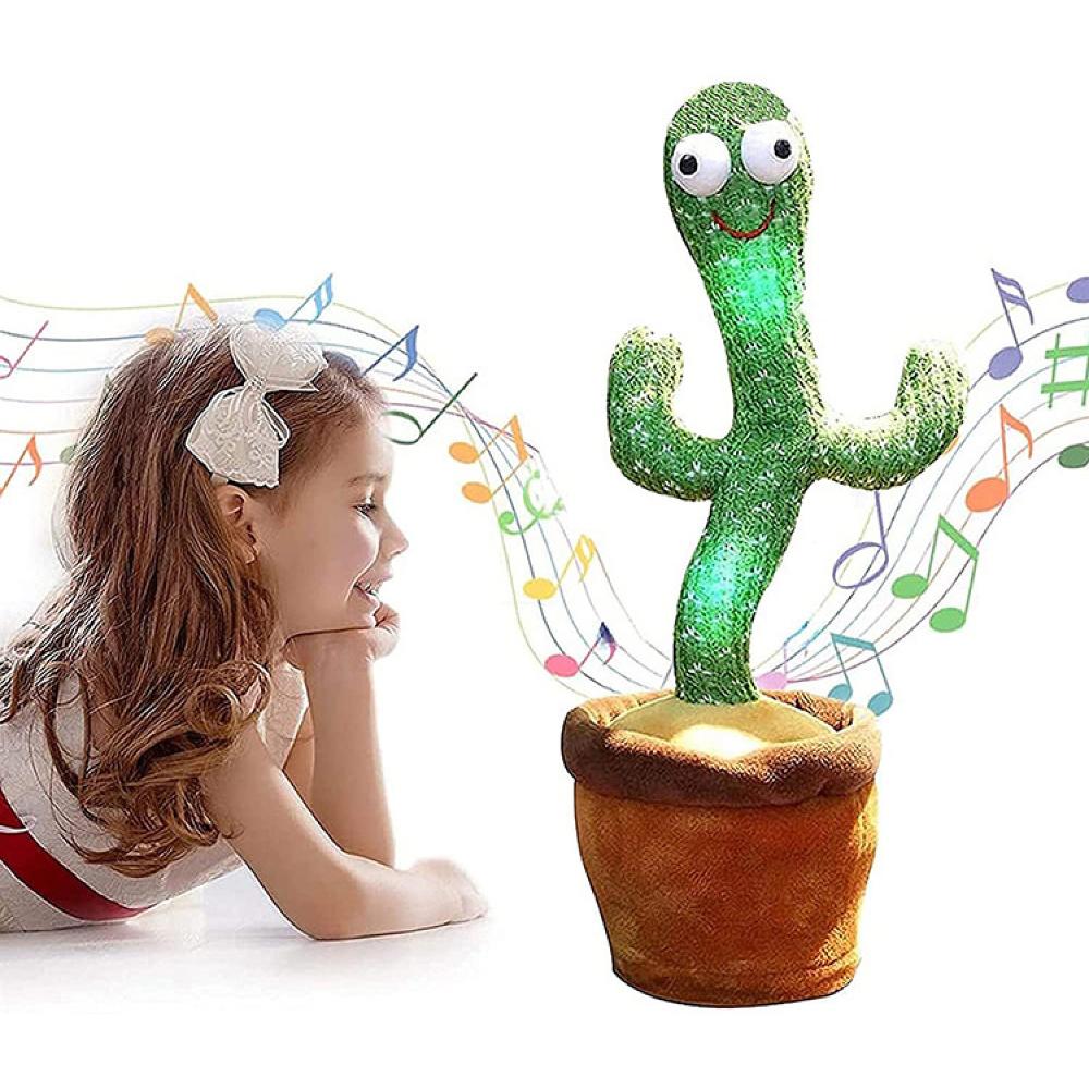 (2 Pezzi) Cactus Ballerino a ritmo di musica e ripete